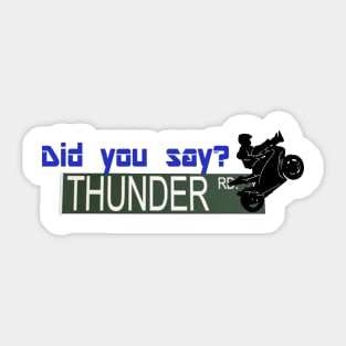 Thunder Sticker